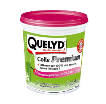 Colle pâte QUELYD tous papiers peints 1kg