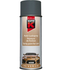 Peinture de finition AUTO-K 400ml gris galinite satin