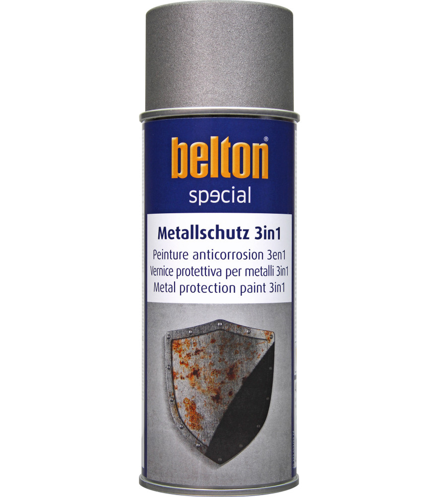Peinture anti-corrosion BELTON argent métal 400ml