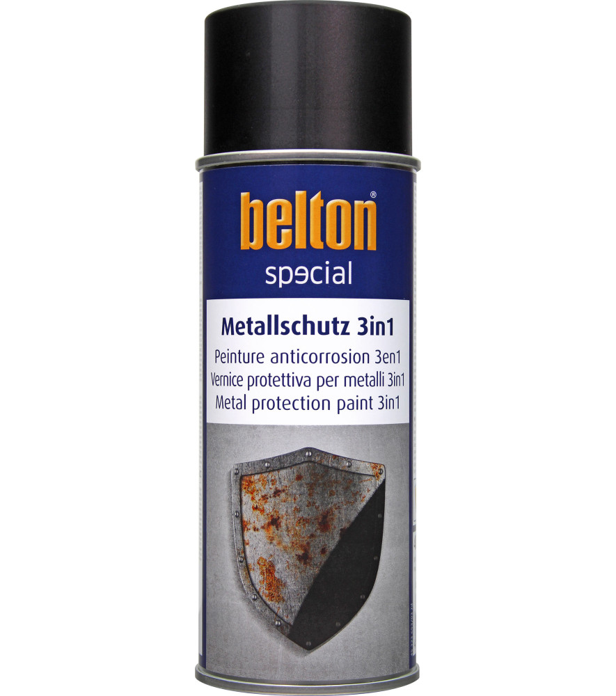 Peinture anti-corrosion BELTON noir mat 400ml