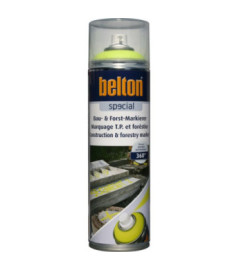 Peinture BELTON marquage TP & Forestier jaune néon 0,5L
