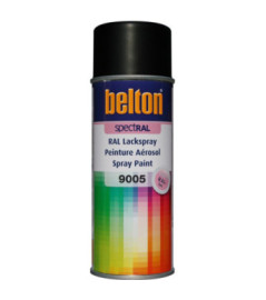 Peinture BELTON spectral satin RAL 9005 noir foncé 400ml