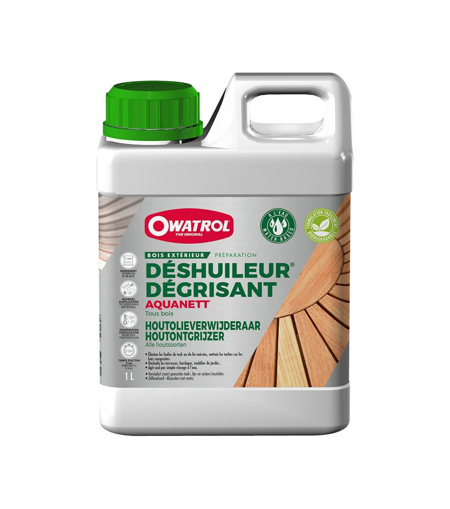 Déshuileur bois OWATROL Aquanett 1L