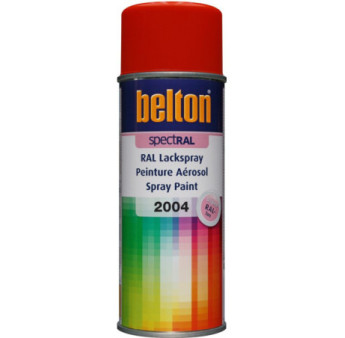 Peinture BELTON spectral brillant RAL 2004 orange pur 400ml