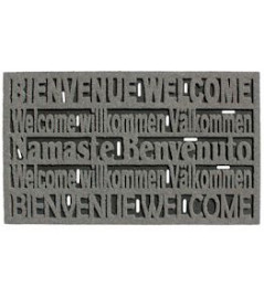 Tapis gratte-pieds DECORMAT bienvenue 45x76cm