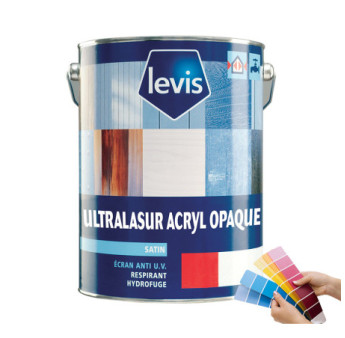 Lasure LEVIS Ultralasur opaque blanc 1L