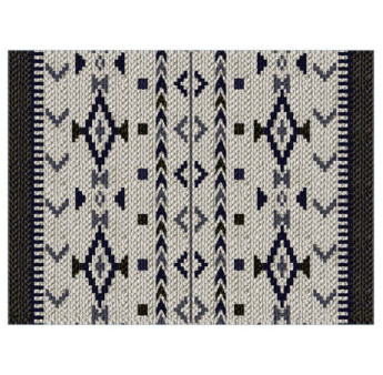 Tapis Déco Velvet Aztec 60x80cm