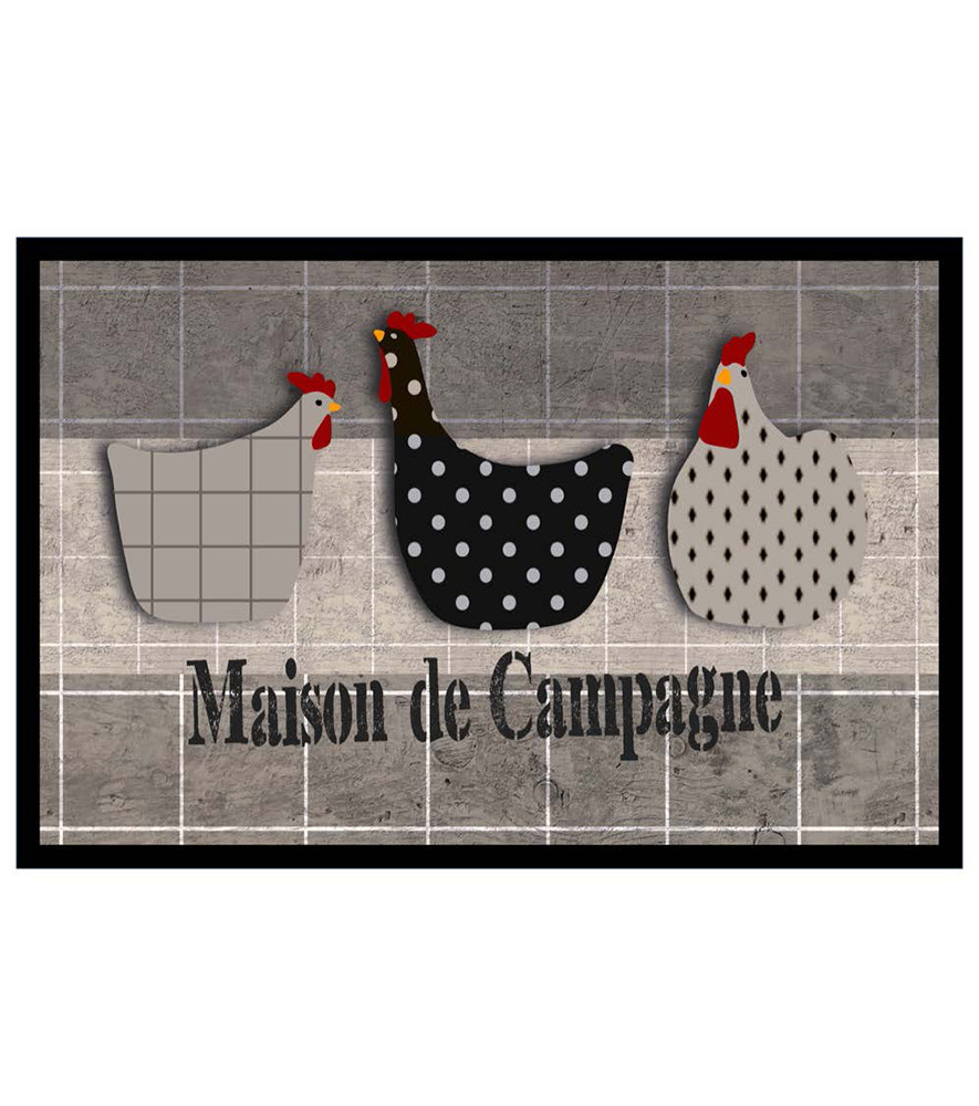 Tapis Déco Velvet Maison de Campagne 40x60cm