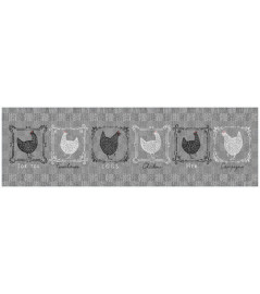 Tapis Déco Velvet Chicken 40x60cm