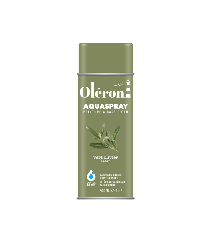 Aérosol TECHNIMA Aquaspray Oléron vert olivier satiné 400ml