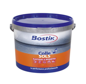 Colle sol BOSTIK PRO Moquettes et Plastiques spécial chantier 20kg