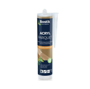 Mastic BOSTIK Acryl parquet chêne foncé 310ml