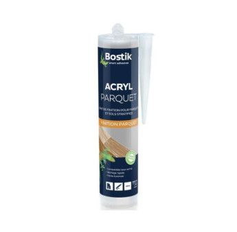 Mastic BOSTIK Acryl parquet gris 310ml