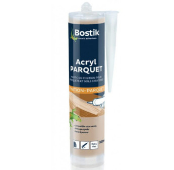 Mastic BOSTIK Acryl parquet hêtre clair 310ml