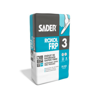 Ragréage SADER Roxol FRP 3 P3R de 3 à 10mm pour sols neufs et anciens 25kg