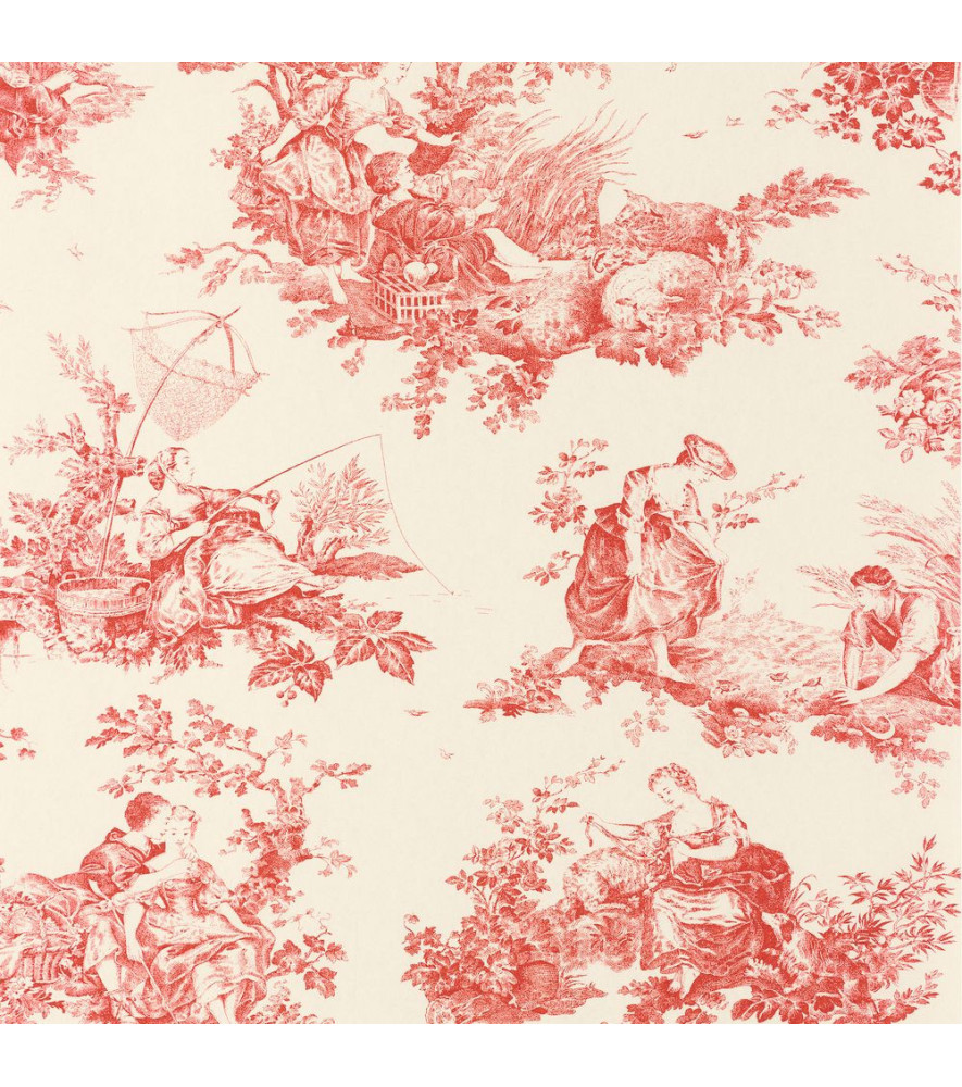 Papier Peint CASADECO Belles Toiles de Jouy LBTJ87918201 Papier Peint CASADECO Belles Toiles de Jouy LBTJ87918201