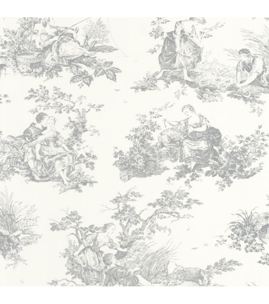 Papier Peint CASADECO Belles Toiles de Jouy LBTJ87919103 Papier Peint CASADECO Belles Toiles de Jouy LBTJ87919103