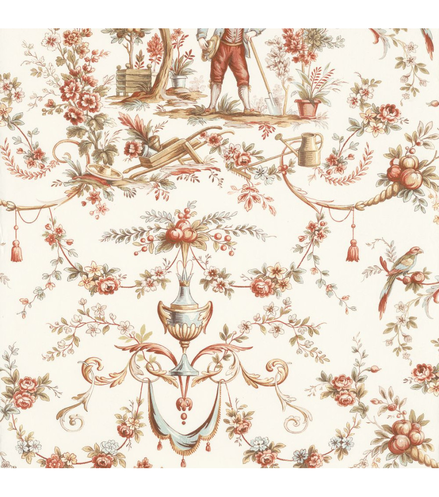 Papier Peint CASADECO Belles Toiles de Jouy LBTJ87973476 Papier Peint CASADECO Belles Toiles de Jouy LBTJ87973476