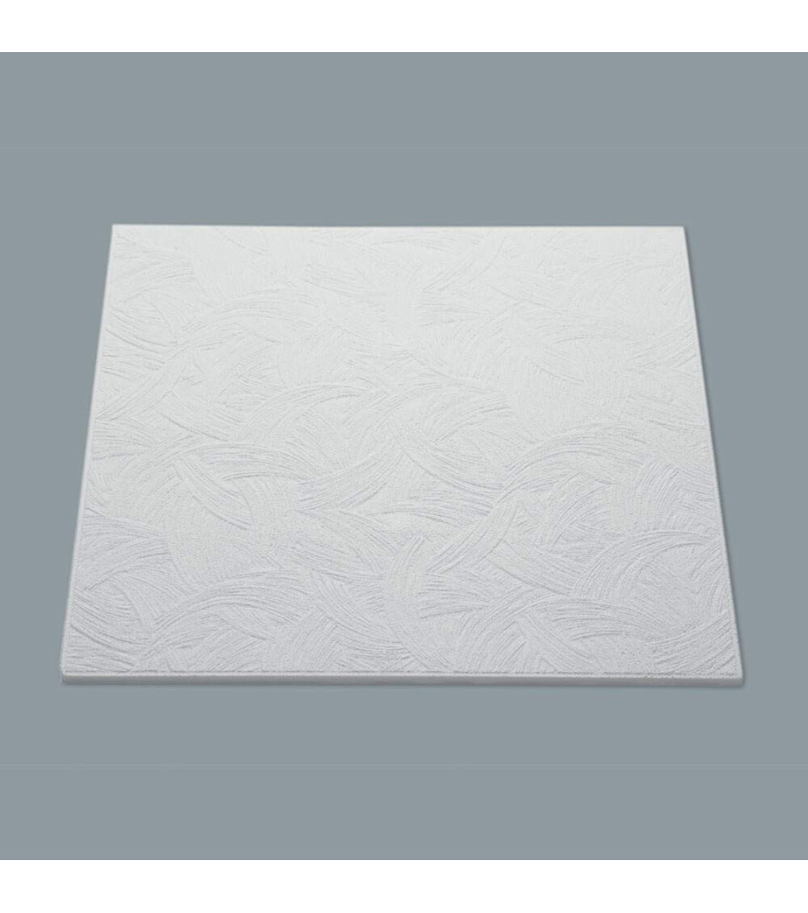 Dalle de plafond NMC t102 Crépi 500x500x10mm paquet de 2m² Dalle de plafond NMC t102 Crépi 500x500x10mm paquet de 2m²