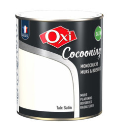 Peinture OXI murs et boiseries COCOONING satin  talc  2,5L