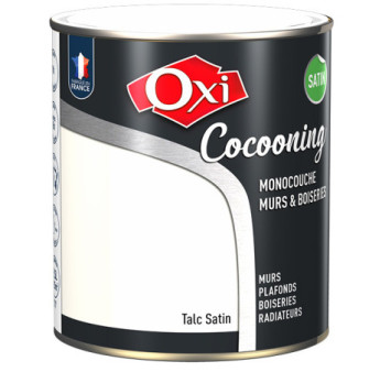 Peinture OXI murs et boiseries COCOONING satin  talc  2,5L