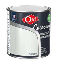 Peinture OXI murs et boiseries COCOONING satin  perle  0,5L
