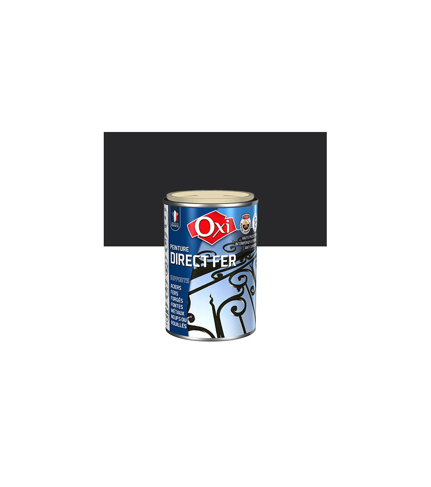 Peinture OXI direct fer noir mat 100ml Peinture OXI direct fer noir mat 100ml