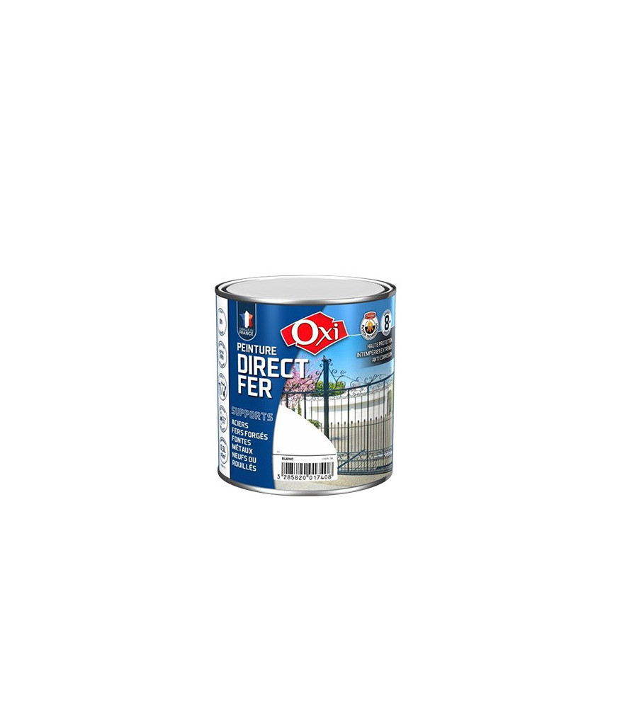 Peinture OXI direct fer blanc 0,5L