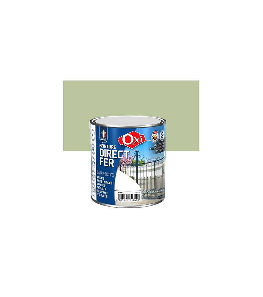 Peinture OXI direct fer vert olivier 0,5L