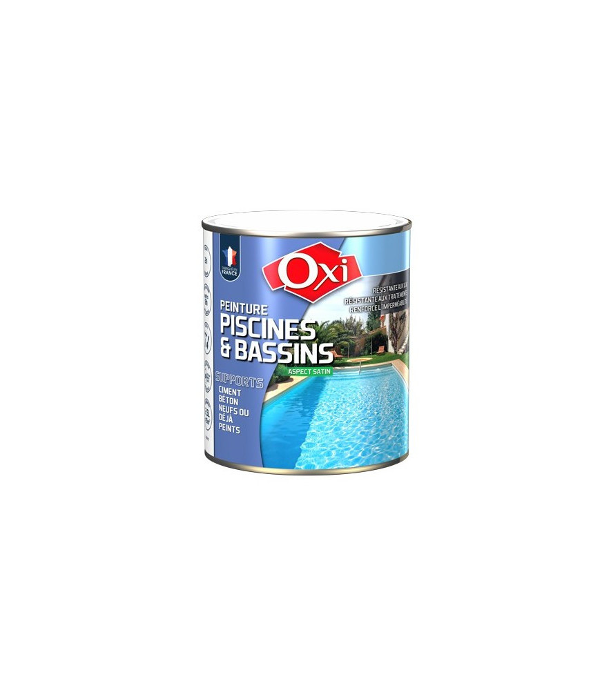 Peinture OXI spéciale piscines et bassins blanc 0,5L