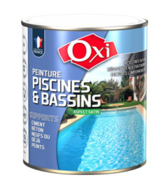 Peinture OXI spéciale piscines et bassins bleu 2,5L