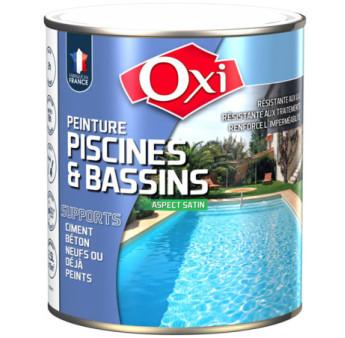 Peinture OXI spéciale piscines et bassins bleu 2,5L