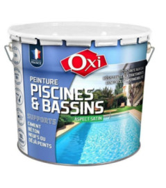 Peinture OXI spéciale piscines et bassins bleu 10L