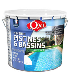 Peinture OXI spéciale piscines et bassins gris clair 10L