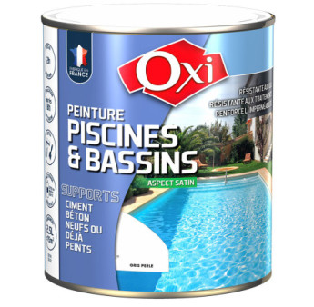 Peinture OXI spéciale piscines et bassins gris clair 2,5L