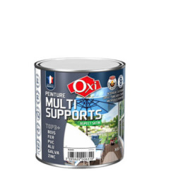 Peinture OXI multi-supports Top3+ blanc satin 0,5L