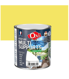 Peinture OXI multi-supports Top3+ jaune satin 0,5L