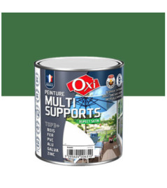 Peinture OXI multi-supports Top3+ vert mousse satin 0,5L