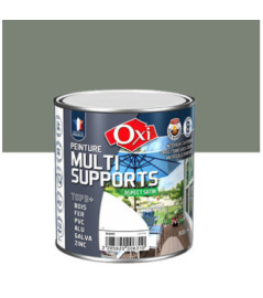 Peinture OXI multi-supports Top3+ vert de gris satin 0,5L