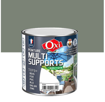 Peinture OXI multi-supports Top3+ vert de gris satin 0,5L