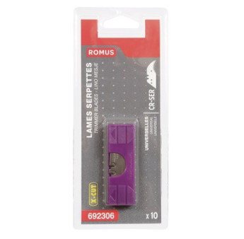 Boîte de 10 Lames serpette ROMUS 0,65mm