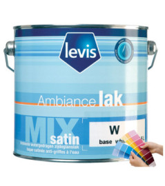 Peinture LEVIS Ambiance lak satin blanc 0,5L