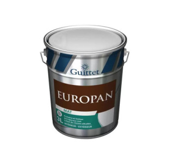 Peinture GUITTET Europan Mat base GUP 3L