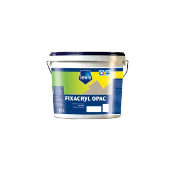 Peinture LEVIS Fixacryl Opac blanc 15L