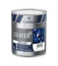 Peinture GUITTET Guifer + demi-brillant blanc 1L