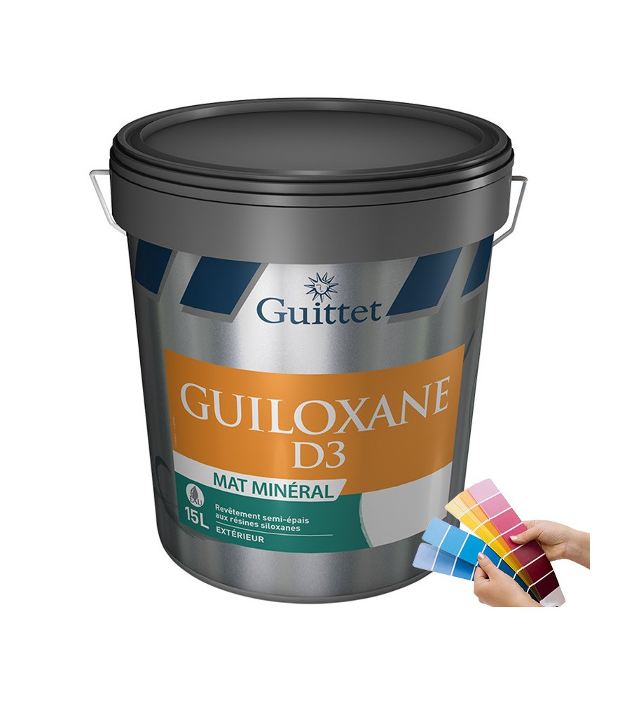 Peinture GUITTET Guiloxane Confort D3 base GUP 15L