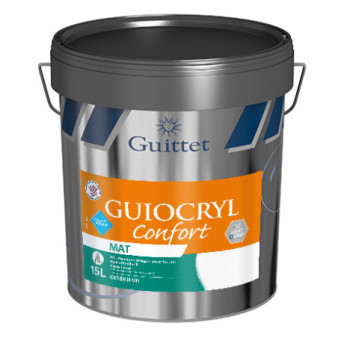 Peinture GUITTET Guiocryl Confort base GUP 15L