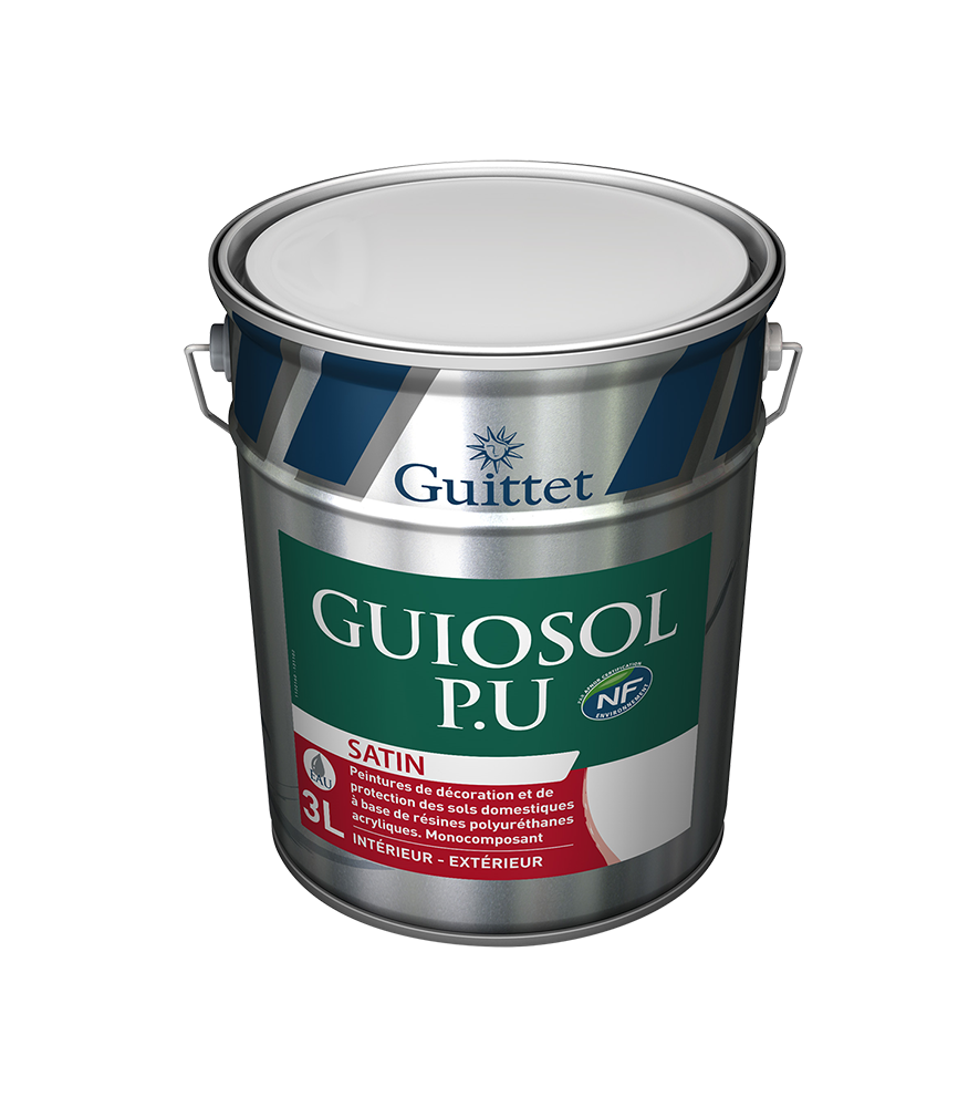 Peinture GUITTET Guiosol PU blanc 3L