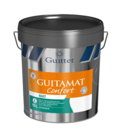 Peinture GUITTET Guitamat Confort D2/3 blanc 15L