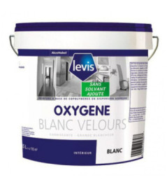 Peinture LEVIS Oxygène velours blanc 15L